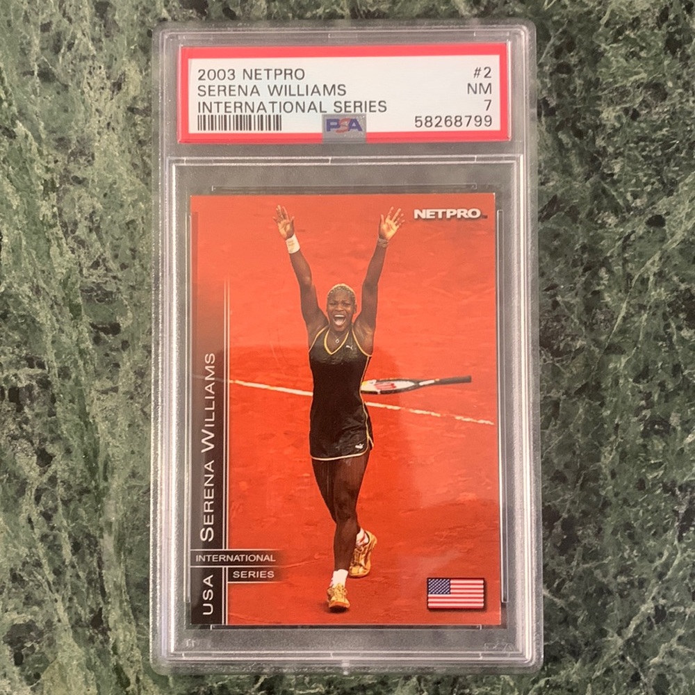 2003 Serena Williams Netpro Card PSA 7
